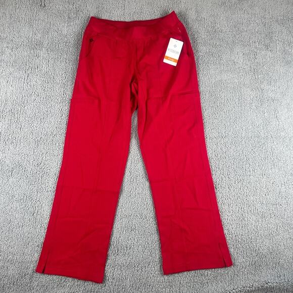 Med Couture Pants - Med Couture Women's S Petite Red 'Energy Collection' Yoga 2 Cargo Pocket Pant